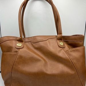 Tommy hilfger leather tote bag
